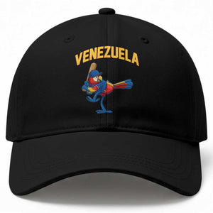 Venezuela Baseball Macaw Batter Baseball Cap Ara Macao Guacamaya Venezuelan Pride TS02 Print Your Wear