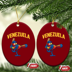 Venezuela Baseball Macaw Batter Ceramic Ornament Ara Macao Guacamaya Venezuelan Pride TS02 Print Your Wear