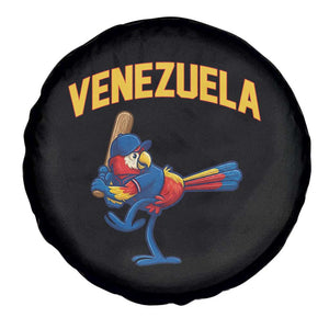 Venezuela Baseball Macaw Batter Spare Tire Cover Ara Macao Guacamaya Venezuelan Pride TS02 Print Your Wear