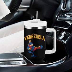 Venezuela Baseball Macaw Batter Tumbler With Handle Ara Macao Guacamaya Venezuelan Pride TS02 Print Your Wear