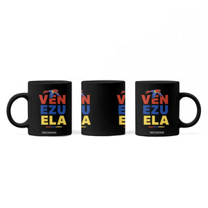 Venezuela Pride Flying Scarlet Macaw Coffee Mug Ara Macao Guacamaya Venezuelan Pride Tropical Bird TS02 Print Your Wear