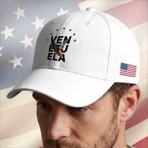 Venezuela Pride Flying Macaw Baseball Cap Ara Macao Guacamaya Venezuelan Pride Tropical Bird TS02 Print Your Wear