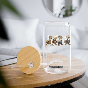 Funny Christian Psalm 23:6 Duck Pun Glass Can Surely Goodness and Mercy Cute Bible Humor Gift TS02 Print Your Wear