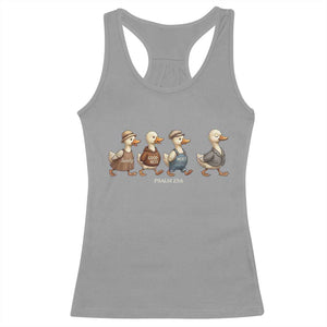 Funny Christian Psalm 23:6 Duck Pun Racerback Tank Top Surely Goodness and Mercy Cute Bible Humor Gift TS02 Sport Gray Print Your Wear