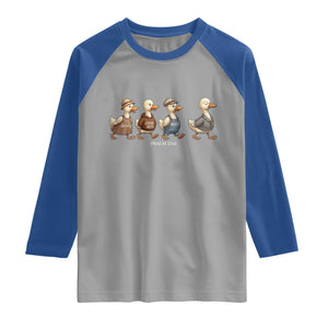Funny Christian Psalm 23:6 Duck Pun Raglan Shirt Surely Goodness and Mercy Cute Bible Humor Gift TS02 Sport Gray Royal Print Your Wear
