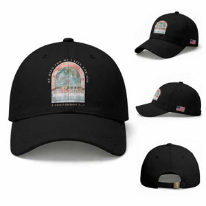 Christian Faith Last Supper Scripture Baseball Cap He Died for Me So I Live for Him Corinthians 5:15 Inspiration TS02 Baseball Cap Universal Fit Black Print Your Wear