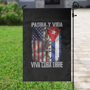 Patria y Vida Cuba Libre Freedom Garden Flag Cuban Pride Independence USA Cuba Flag TS02 Print Your Wear
