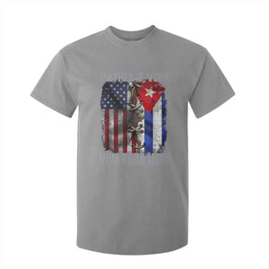 Patria y Vida Cuba Libre Freedom T Shirt For Kid Cuban Pride Independence USA Cuba Flag TS02 Sport Gray Print Your Wear