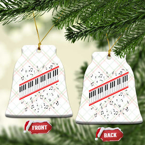 Piano Keyboard Graphic Ceramic Ornament Musical Notes Alignment Pianist TS02 Print Your Wear