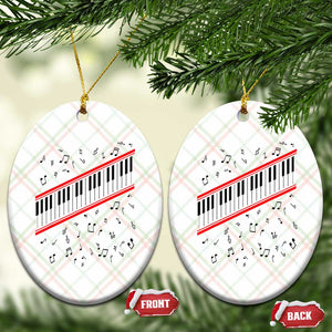 Piano Keyboard Graphic Ceramic Ornament Musical Notes Alignment Pianist TS02 Print Your Wear