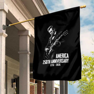 America 250th Anniversary Abraham Lincoln Rock Star Garden Flag Funny Electric Guitar Player 1776 to 2026 Semiquincentennial TS02 Print Your Wear