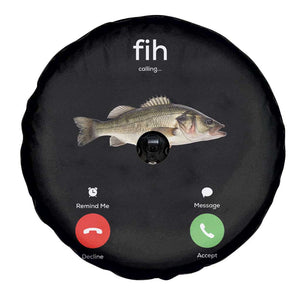 Fih Calling Funny Fish Spare Tire Cover Fishing Lover Hilarious Phone Call Parody TS02 Print Your Wear