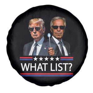 Funny Political Conspiracy Parody Spare Tire Cover What List Men in Black Meme TS02 Print Your Wear