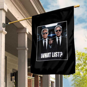 What List Dark Political Humor Garden Flag Funny Political Conspiracy Parody TS02 Print Your Wear