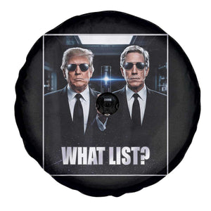 What List Dark Political Humor Spare Tire Cover Funny Political Conspiracy Parody TS02 Print Your Wear