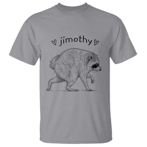 Cute Jimothy the Raccoon Hand Drawn Graphic T Shirt Seattle Trash Panda Lover Supporter TS02 Sport Gray Print Your Wear