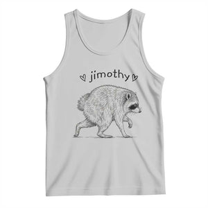 Cute Jimothy the Raccoon Hand Drawn Graphic Tank Top Seattle Trash Panda Lover Supporter