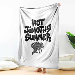 Hot Jimothy Summer Funny Viral Seattle Raccoon Graphic Throw Blanket Viral Trash Panda Meme