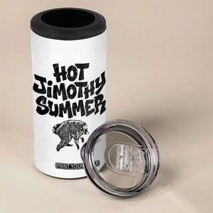 Hot Jimothy Summer Funny Viral Seattle Raccoon Graphic 4 in 1 Can Cooler Tumbler Viral Trash Panda Meme