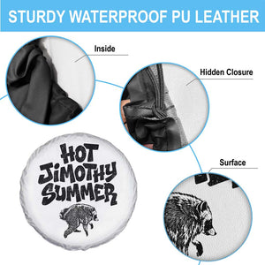 Hot Jimothy Summer Funny Viral Seattle Raccoon Graphic Spare Tire Cover Viral Trash Panda Meme