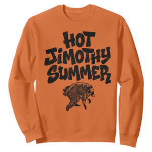Hot Jimothy Summer Funny Viral Seattle Raccoon Graphic Sweatshirt Viral Trash Panda Meme TS02 Orange Print Your Wear