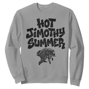 Hot Jimothy Summer Funny Viral Seattle Raccoon Graphic Sweatshirt Viral Trash Panda Meme TS02 Sport Gray Print Your Wear