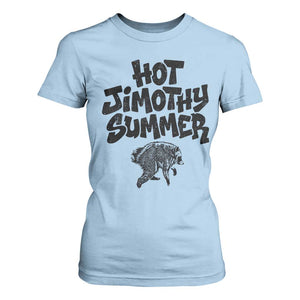Hot Jimothy Summer Funny Viral Seattle Raccoon Graphic T Shirt For Women Viral Trash Panda Meme TS02 Light Blue Print Your Wear