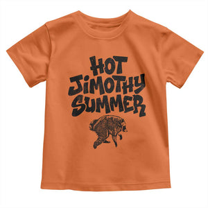 Hot Jimothy Summer Funny Viral Seattle Raccoon Graphic Toddler T Shirt Viral Trash Panda Meme TS02 Orange Print Your Wear