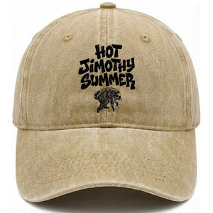 Hot Jimothy Summer Funny Viral Seattle Raccoon Graphic Washed Cotton Baseball Cap Viral Trash Panda Meme TS02 Print Your Wear