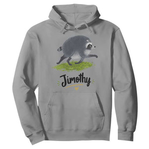 Cute Running Jimothy the Raccoon Hoodie Viral Seattle Trash Panda Meme TS02 Sport Gray Print Your Wear