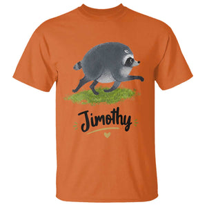 Cute Running Jimothy the Raccoon T Shirt Viral Seattle Trash Panda Meme TS02 Orange Print Your Wear