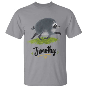 Cute Running Jimothy the Raccoon T Shirt Viral Seattle Trash Panda Meme TS02 Sport Gray Print Your Wear