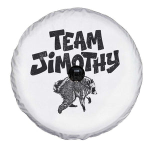 Vintage Team Jimothy the Raccoon Fan Club Spare Tire Cover Viral Seattle Trash Panda Lover Supporter