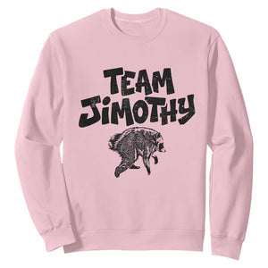 Vintage Team Jimothy the Raccoon Fan Club Sweatshirt Viral Seattle Trash Panda Lover Supporter