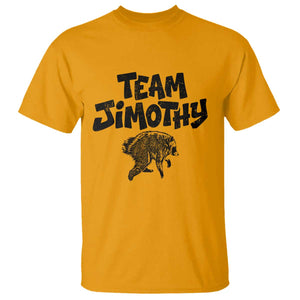 Vintage Team Jimothy the Raccoon Fan Club T Shirt Viral Seattle Trash Panda Lover Supporter