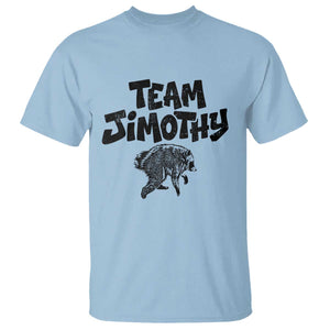 Vintage Team Jimothy the Raccoon Fan Club T Shirt Viral Seattle Trash Panda Lover Supporter
