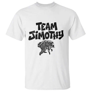 Vintage Team Jimothy the Raccoon Fan Club T Shirt Viral Seattle Trash Panda Lover Supporter