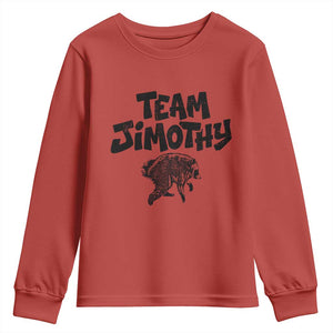 Vintage Team Jimothy the Raccoon Fan Club Youth Sweatshirt Viral Seattle Trash Panda Lover Supporter