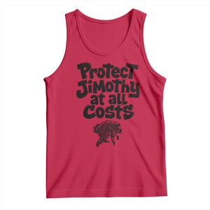 Protect Jimothy At All Costs Viral Seattle Raccoon Tank Top Trash Panda Legend Lover Supporter