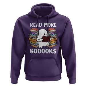 Halloween Reading Hoodie Read More Books Cute Ghost Boo Sheet TS02 Purple Print Your Wear