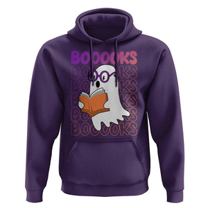 Halloween Reading Hoodie Booooks Cute Ghost Nerd Boo Sheet TS02 Purple Print Your Wear