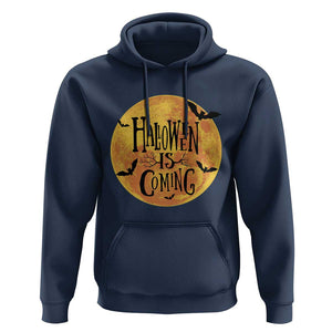 Halloween Season Hoodie Spooky Season Is Coming Scary Night TS02 Navy Print Your Wear