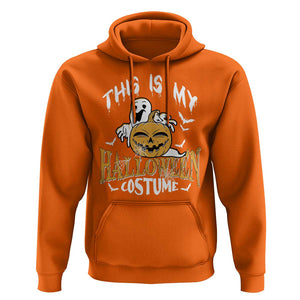 Scary Pumpkin Hoodie This Is My Halloween Costume Boo Sheet TS02 Orange Print Your Wear