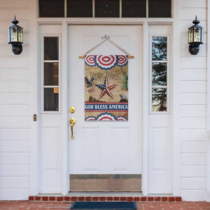God Bless America Patriotic Eagle Garden Flag Vintage We The People Constitution Independence Day Freedom Tribute TS02 Print Your Wear