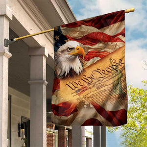 We The People Patriotic Eagle American Flag Garden Flag Liberty Freedom USA Pride Tribute 4th of July Independence Celebration TS02 Print Your Wear