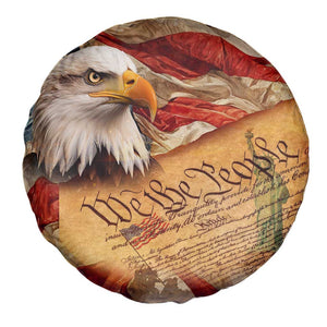 We The People Patriotic Eagle American Flag Spare Tire Cover Liberty Freedom USA Pride Tribute 4th of July Independence Celebration TS02 Print Your Wear