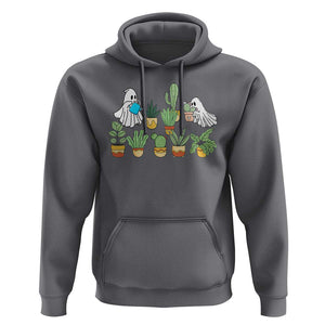 Halloween Gardening Hoodie Cute Gardener Boo Sheet Ghost Garden Plants Lover Halloween Costume TS02 Charcoal Print Your Wear