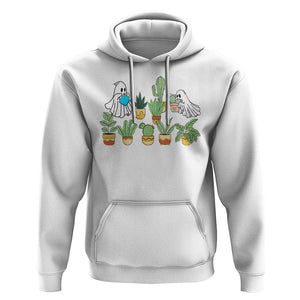 Halloween Gardening Hoodie Cute Gardener Boo Sheet Ghost Garden Plants Lover Halloween Costume TS02 White Print Your Wear