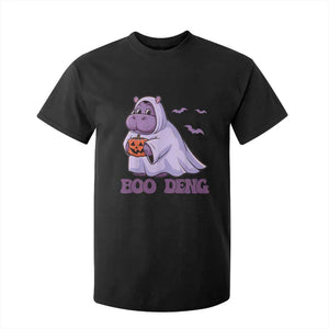 Baby Hippo Moo Deng T Shirt For Kid Boo-deng Halloween Cute Pygmy Hippopotamus TS02 Black Print Your Wear