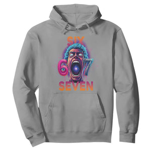 Mason 67 Chaos Edition Hoodie Psychedelic Screaming Six Seven Meme TS02 Sport Gray Print Your Wear
